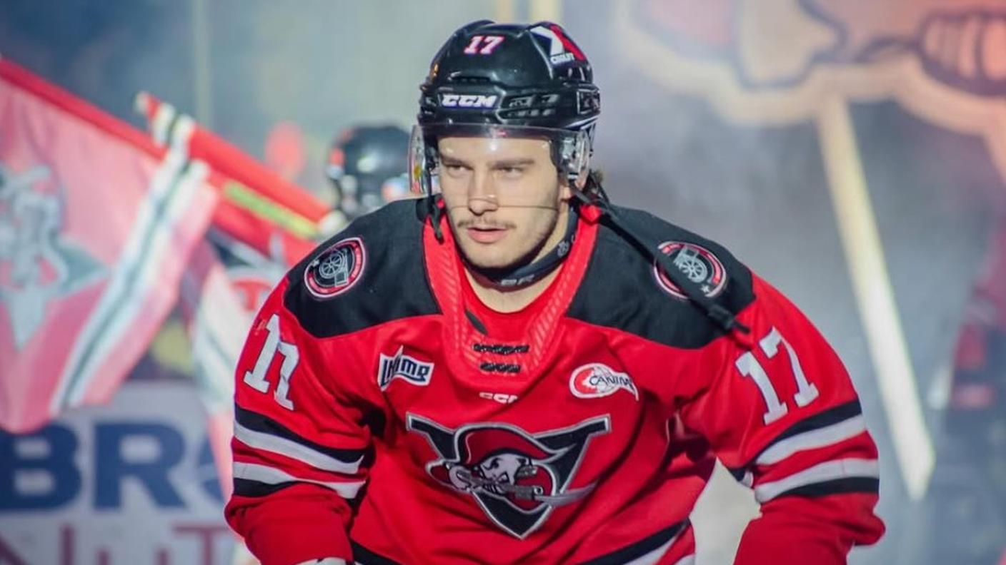 Con la maglia dei Drummondville Voltigeurs