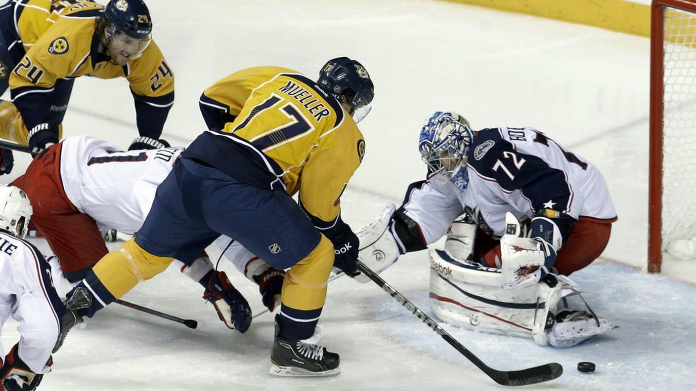 Blue Jackets troppo forti per Josi e compagni