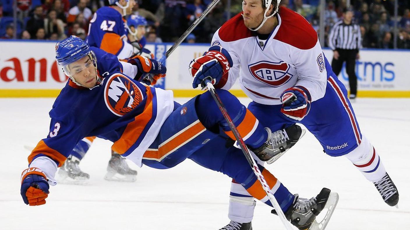 Partita vera tra Islanders e Canadiens