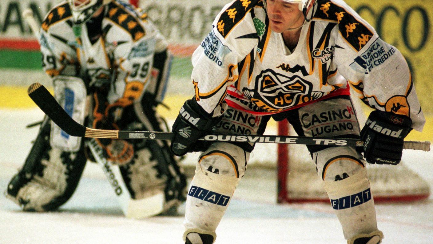 Con la maglia del Lugano, nel 1999