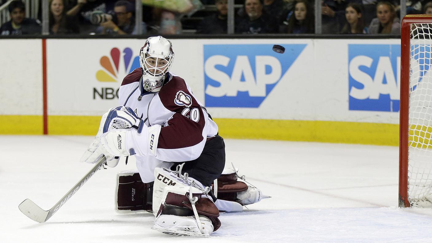 Amara seconda partita con gli Avalanche