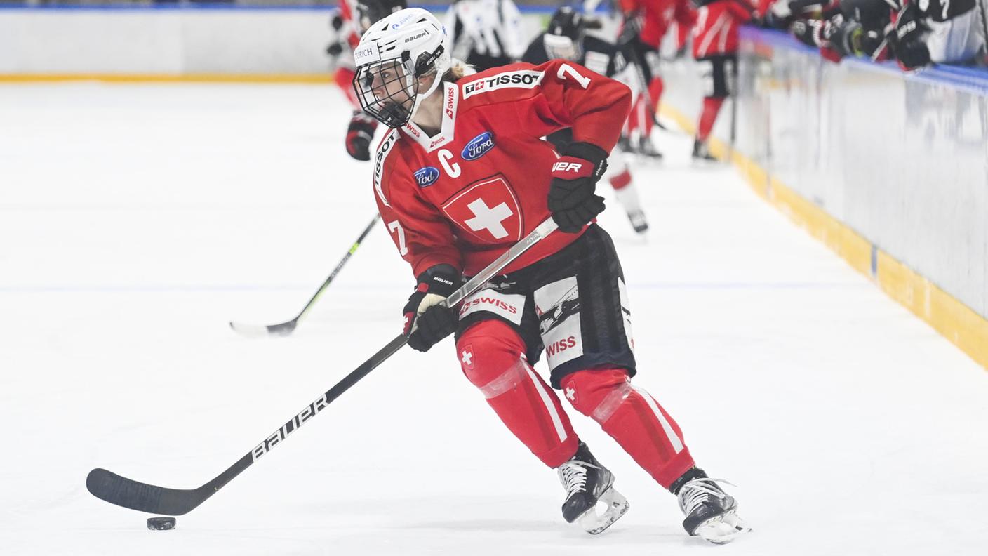 Lara Stalder in azione