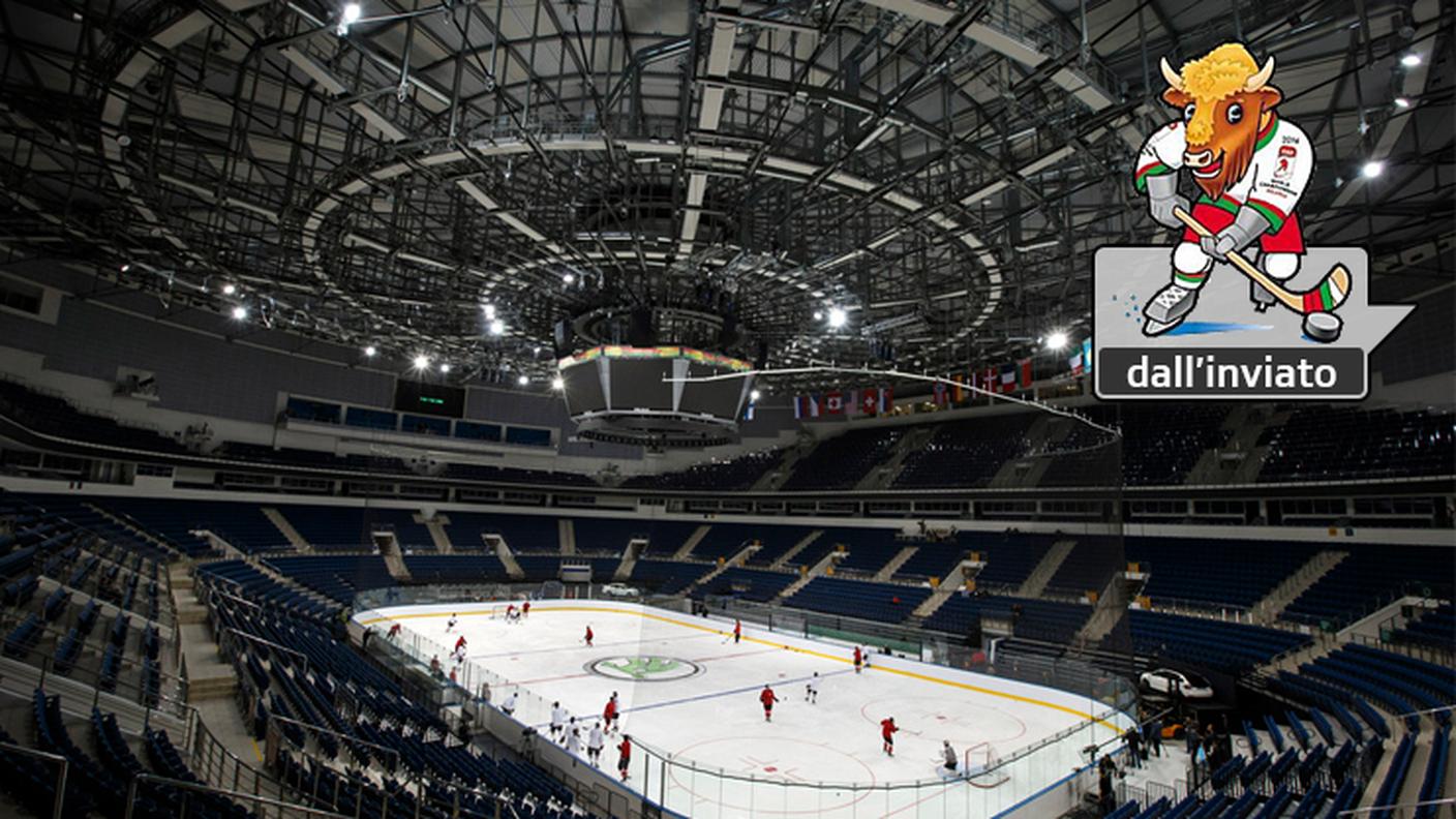 Rossocrociati alla scoperta della Minsk Arena
