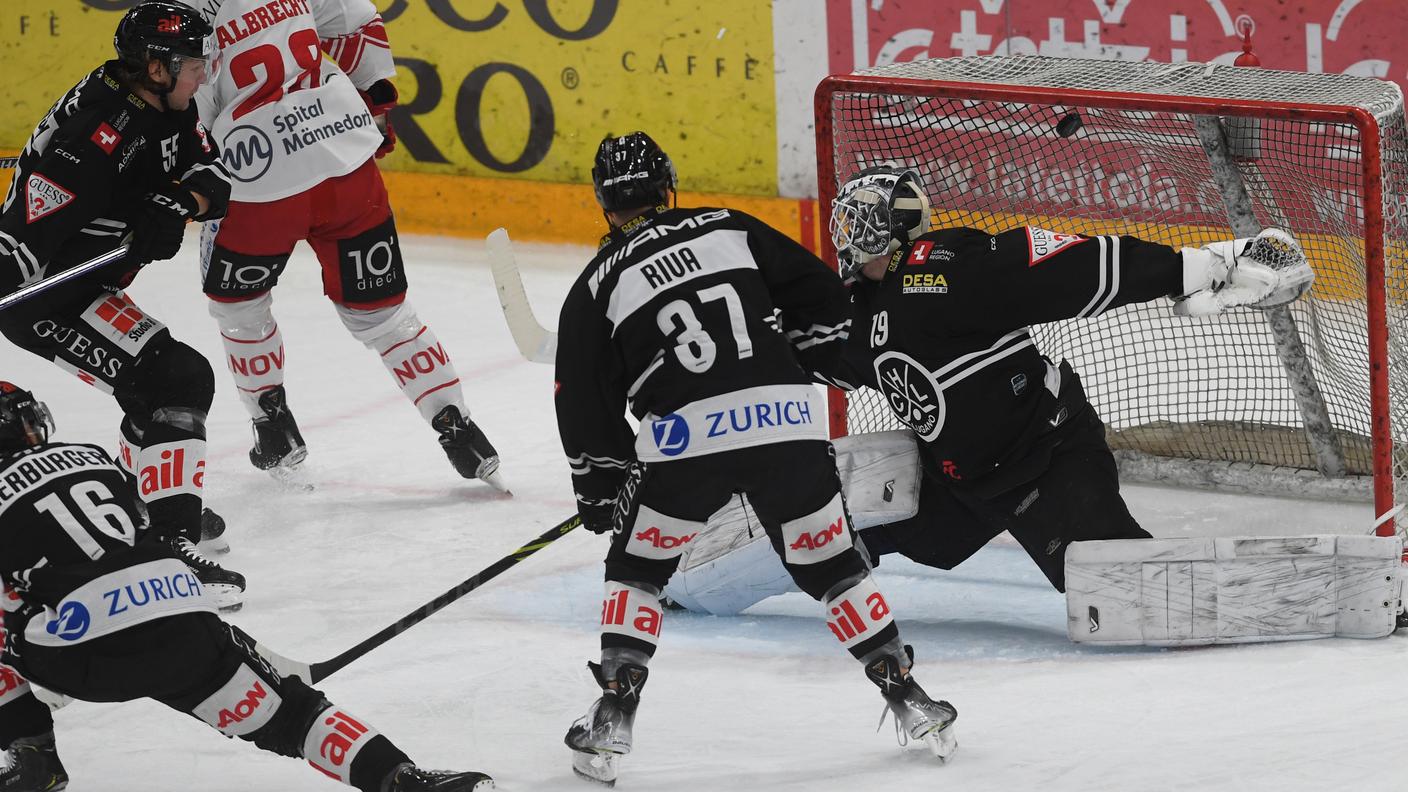 Koskinen non può nulla in occasione dell'1-0 di Zangger