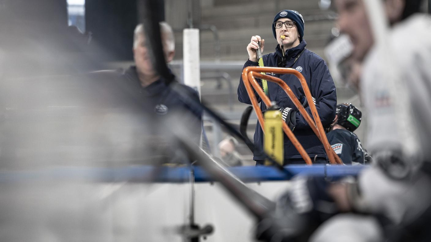 L'allenatore in allenamento