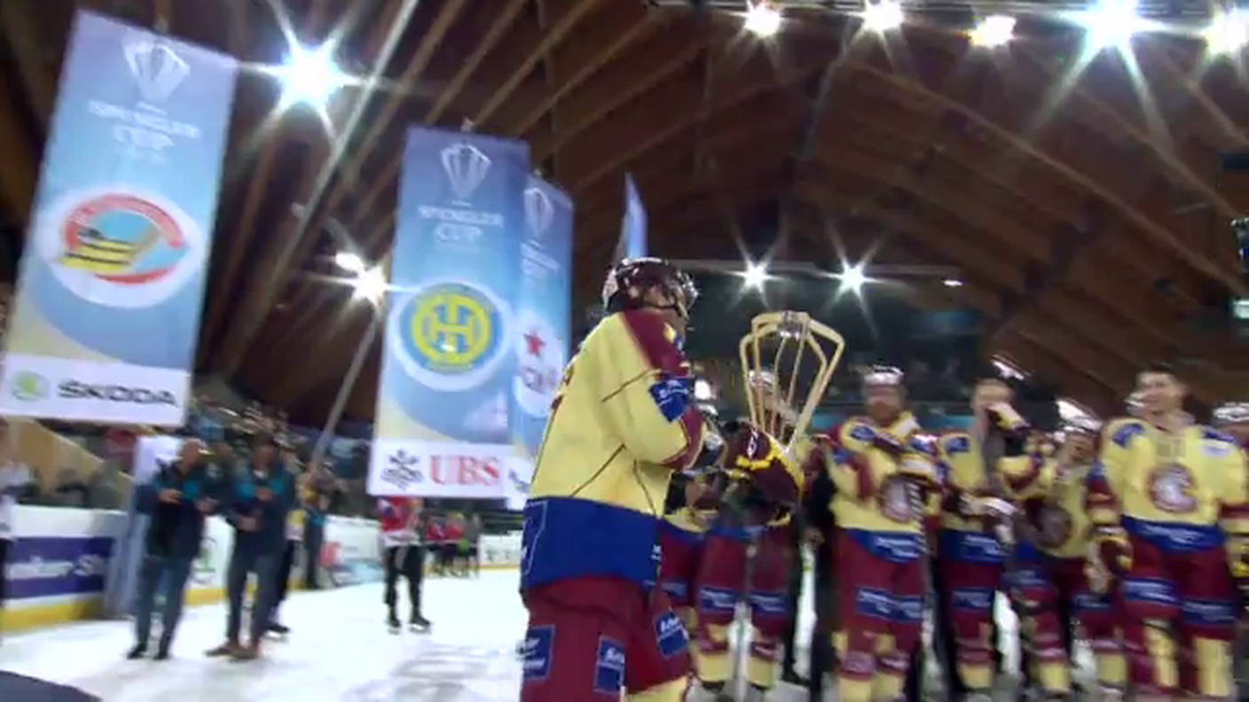 Il trionfo del Ginevra Servette alla Coppa Spengler (TG20 31.12.2013)