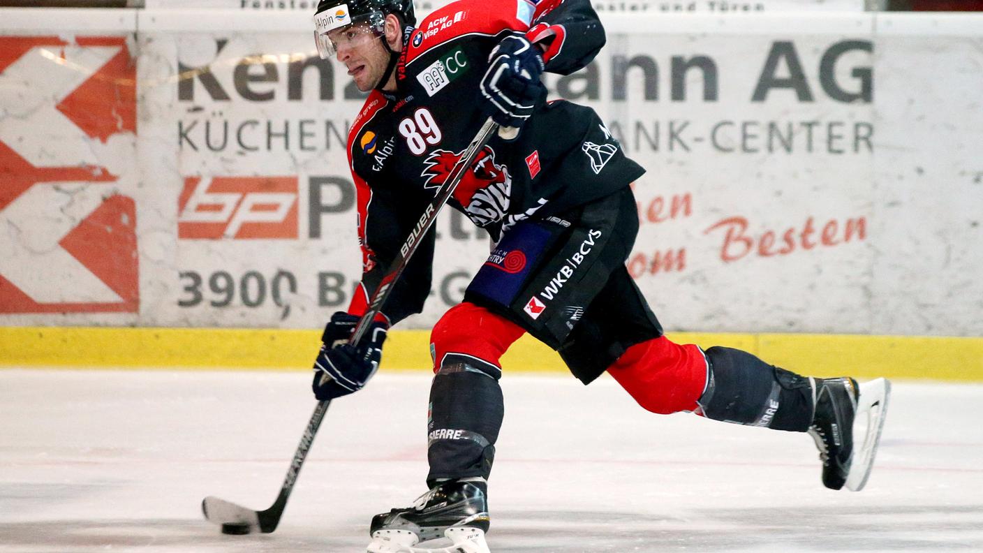 Roman Botta, top-scorer svizzero del Visp e della NL B