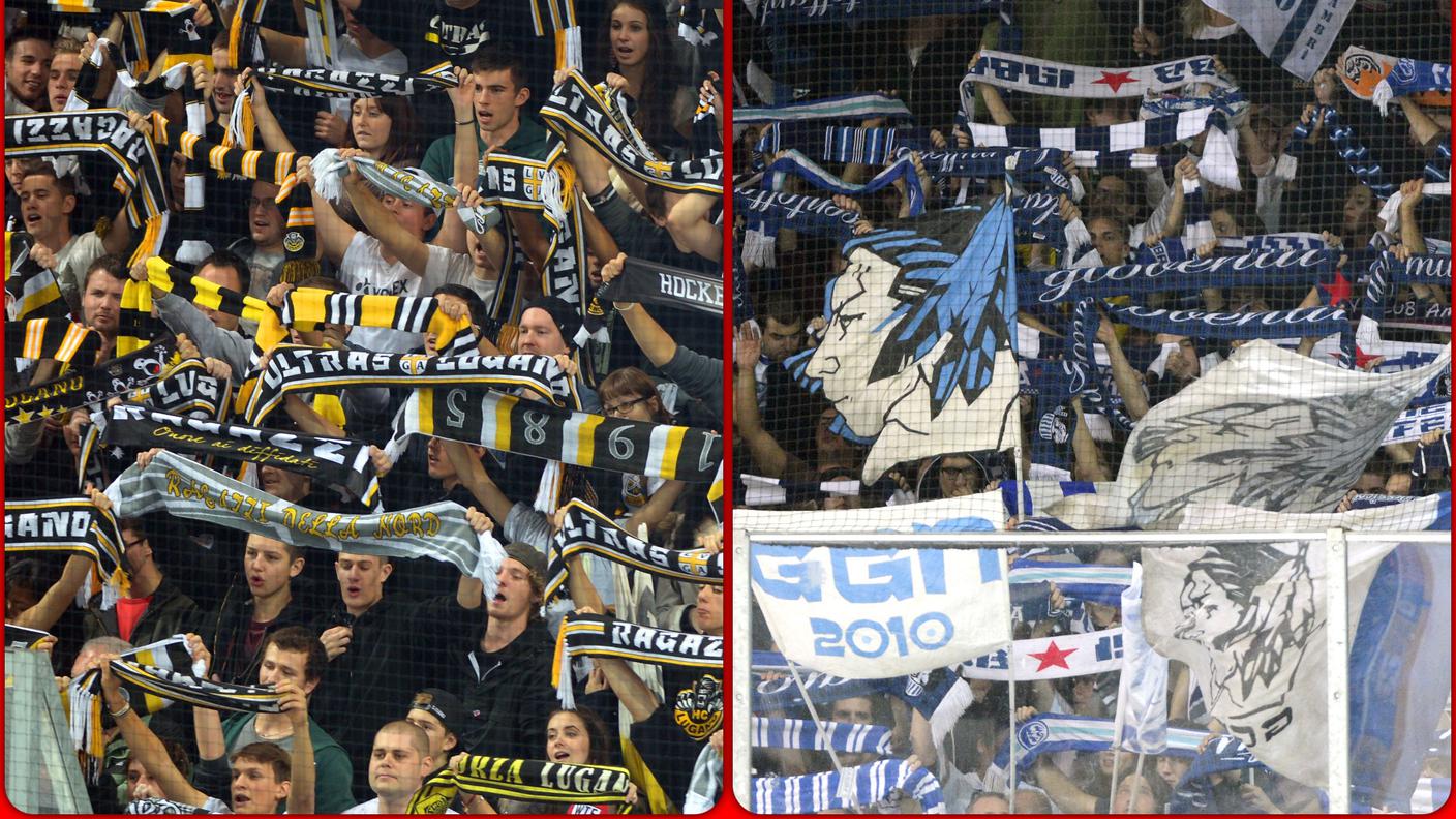 Derby, le due curve