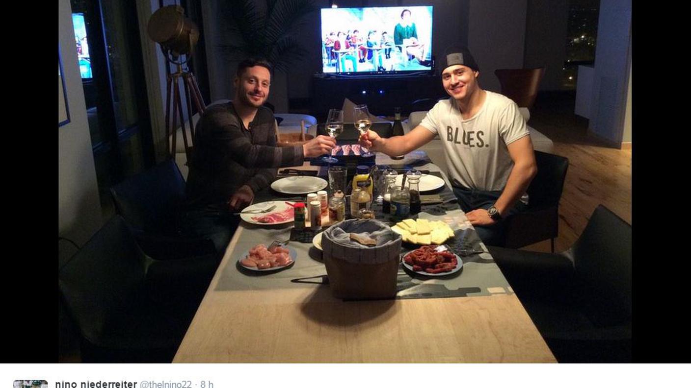 Nino Niederreiter e Mark Streit
