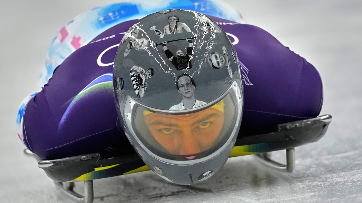 L'atleta di Skeleton