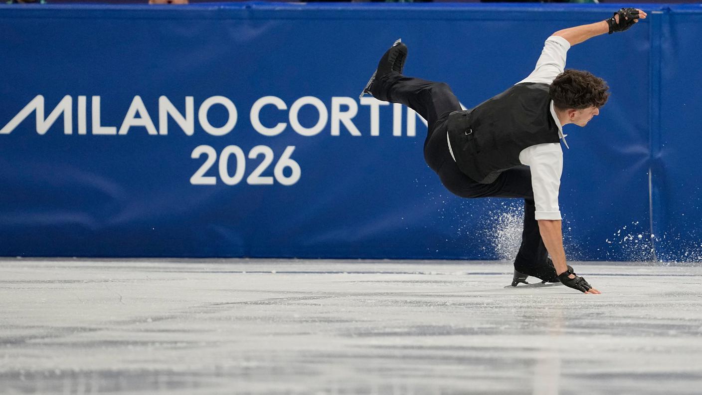 Il momento dell'errore sul primo salto