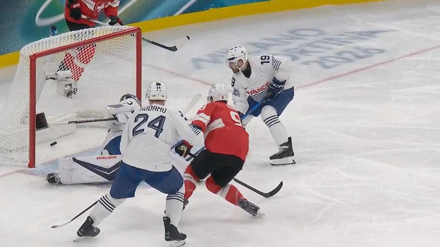 Il primo gol elvetico a Milano Cortina 2026 è di Riat