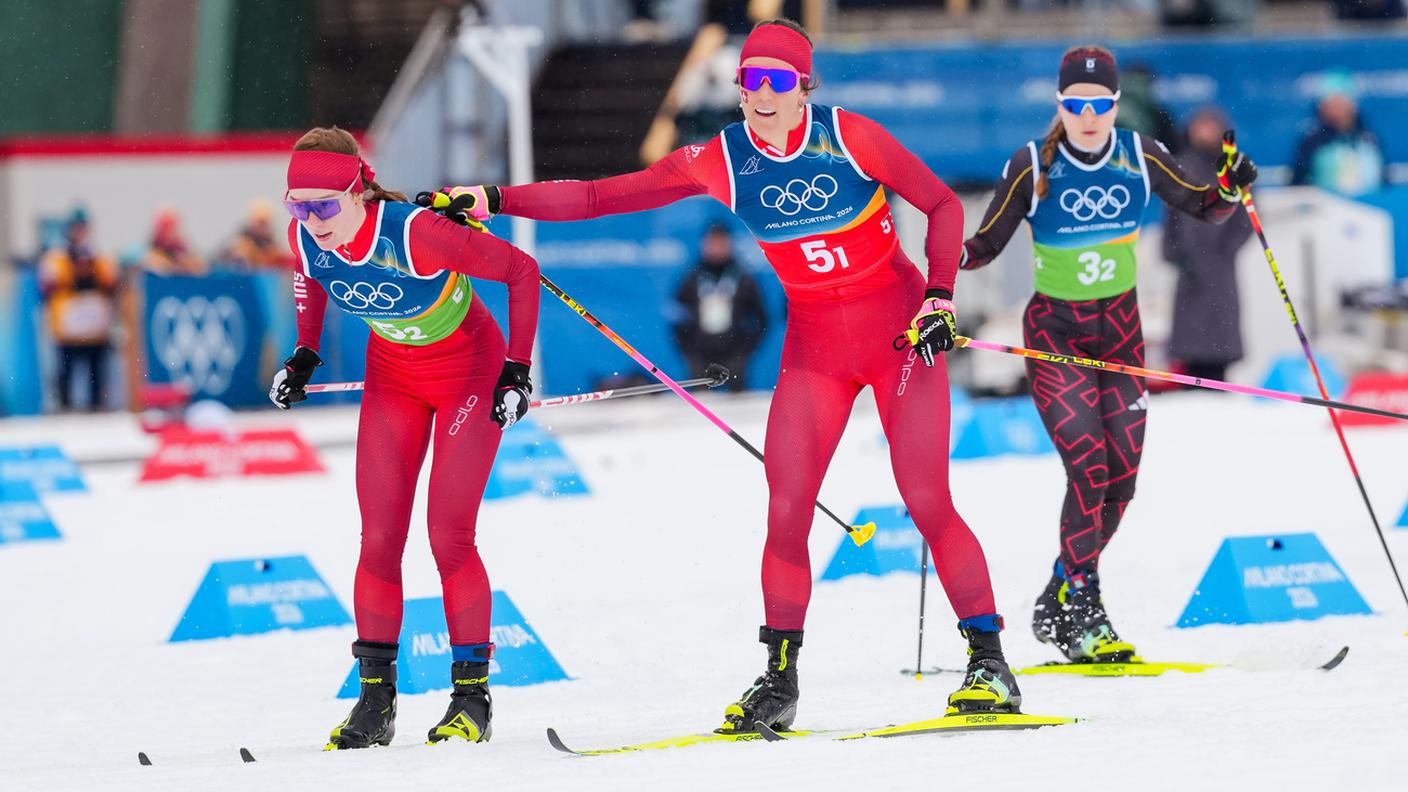 Nadja Kälin lanciata da Anja Weber