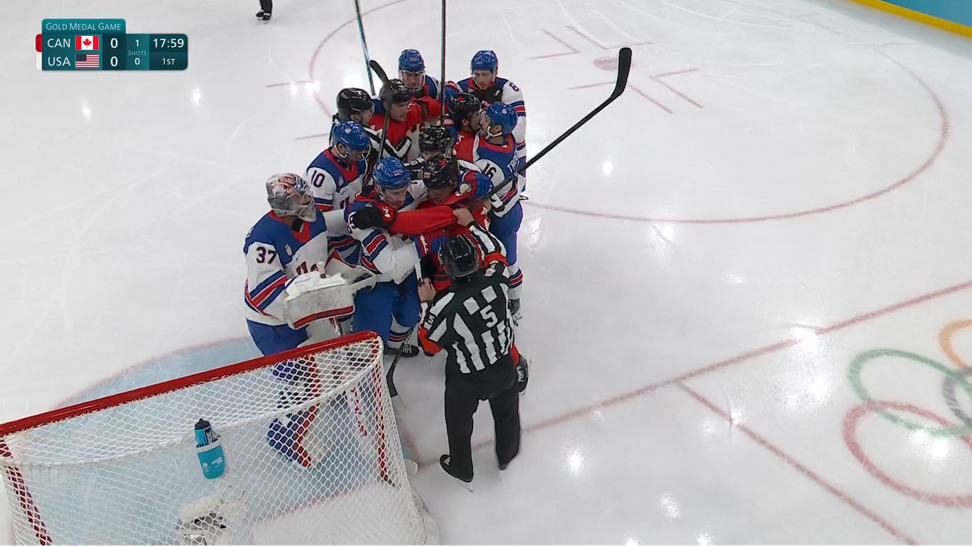 Subito grande ingaggio fisico