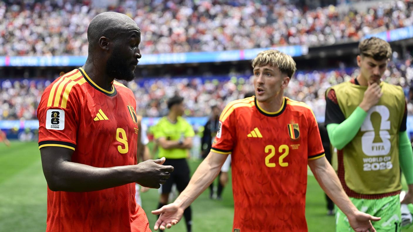 Lukaku e Saelemaekers a confronto