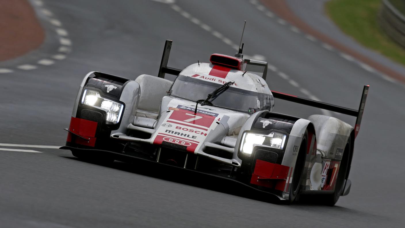 L'Audi R18 di Marcel Fässler è stata la migliore delle vetture tedesche a Le Mans