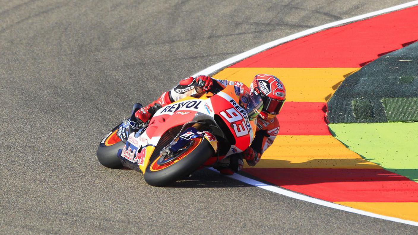 La Honda numero 93 in azione