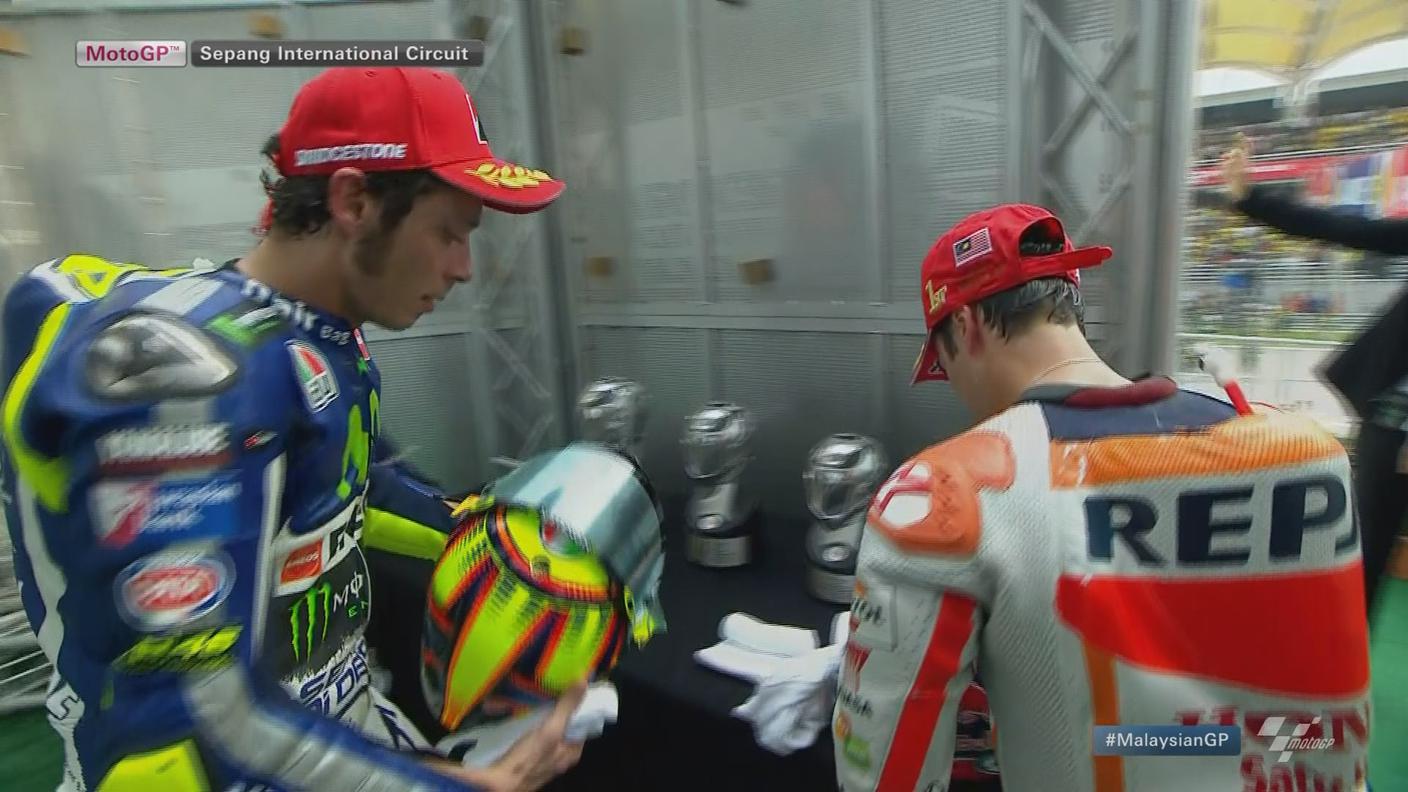 Rossi e Pedrosa
