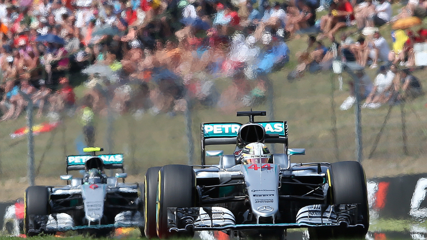Lewis Hamilton e Nico Rosberg