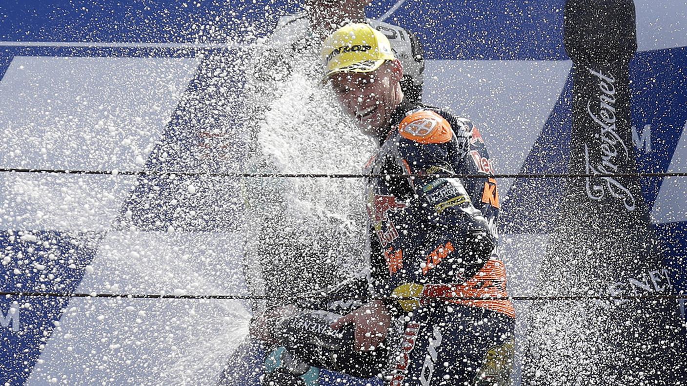 Festa grande per il portacolori della KTM
