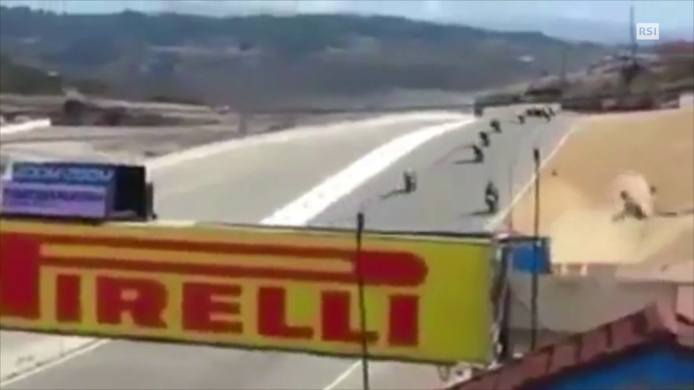 Superbike, il servizio sull'incidente mortale a Laguna Seca (Telegiornale 20.07.2015, 20h00)