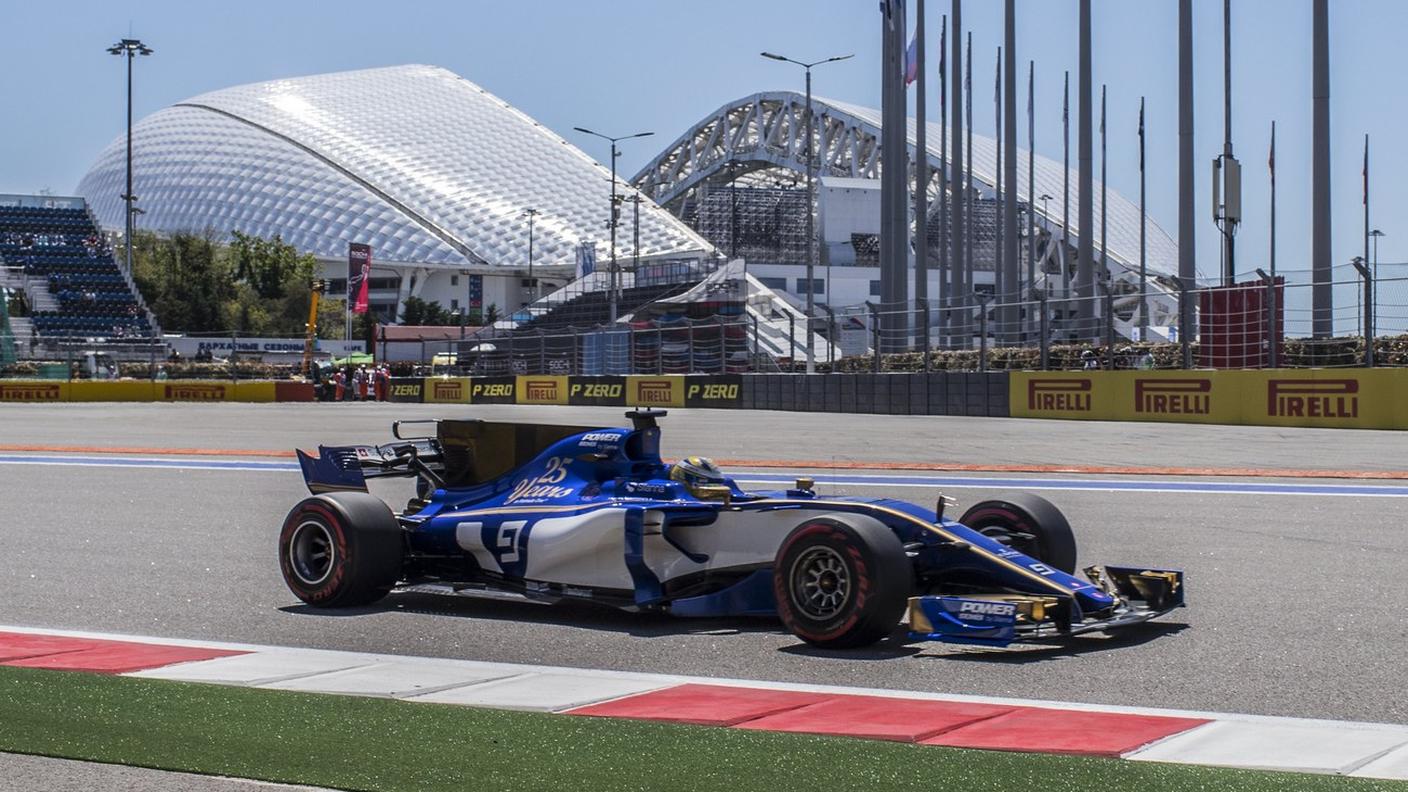 Marcus Ericsson in azione a Sochi