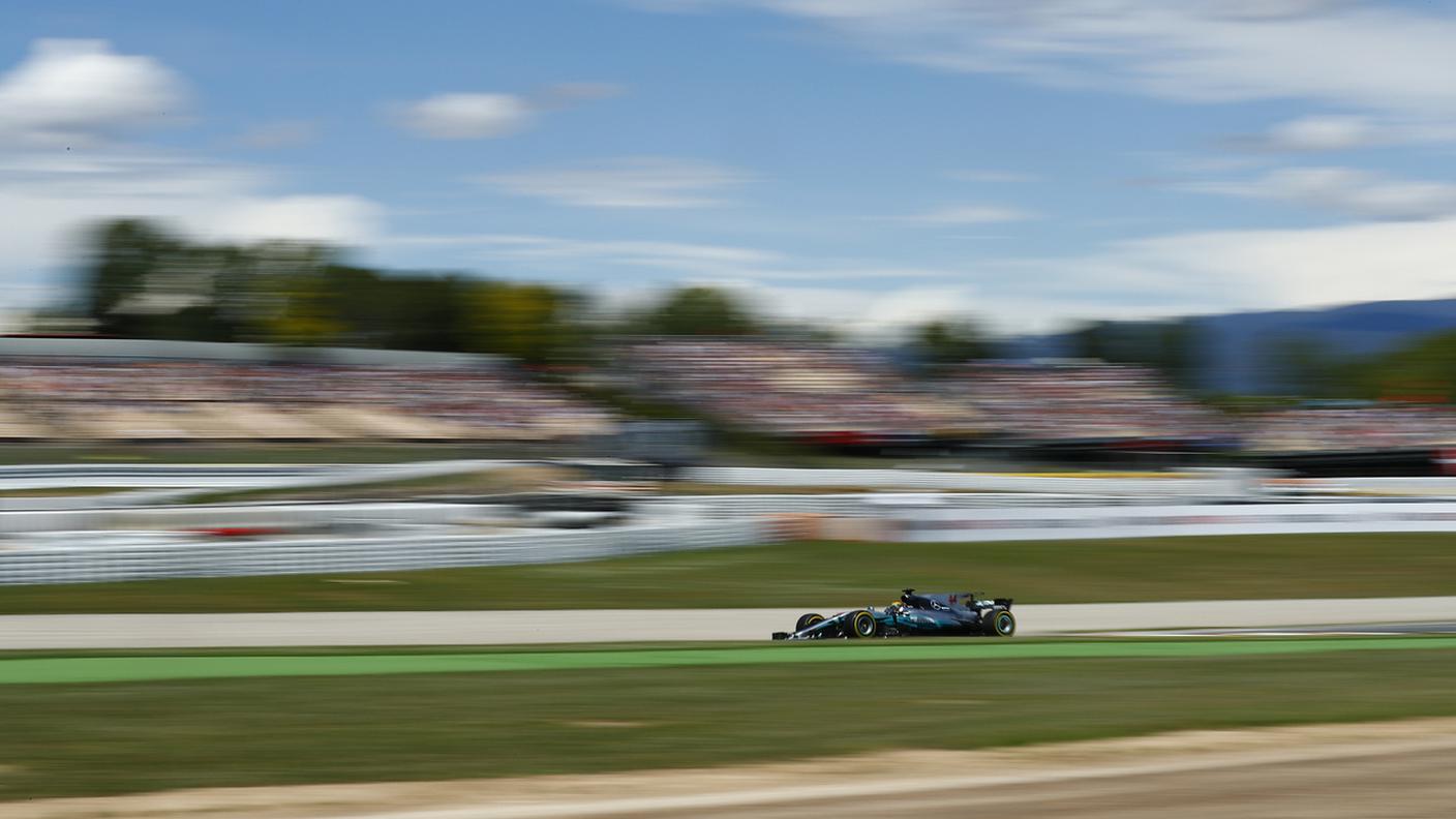 Il britannico sul circuito del Montmeló