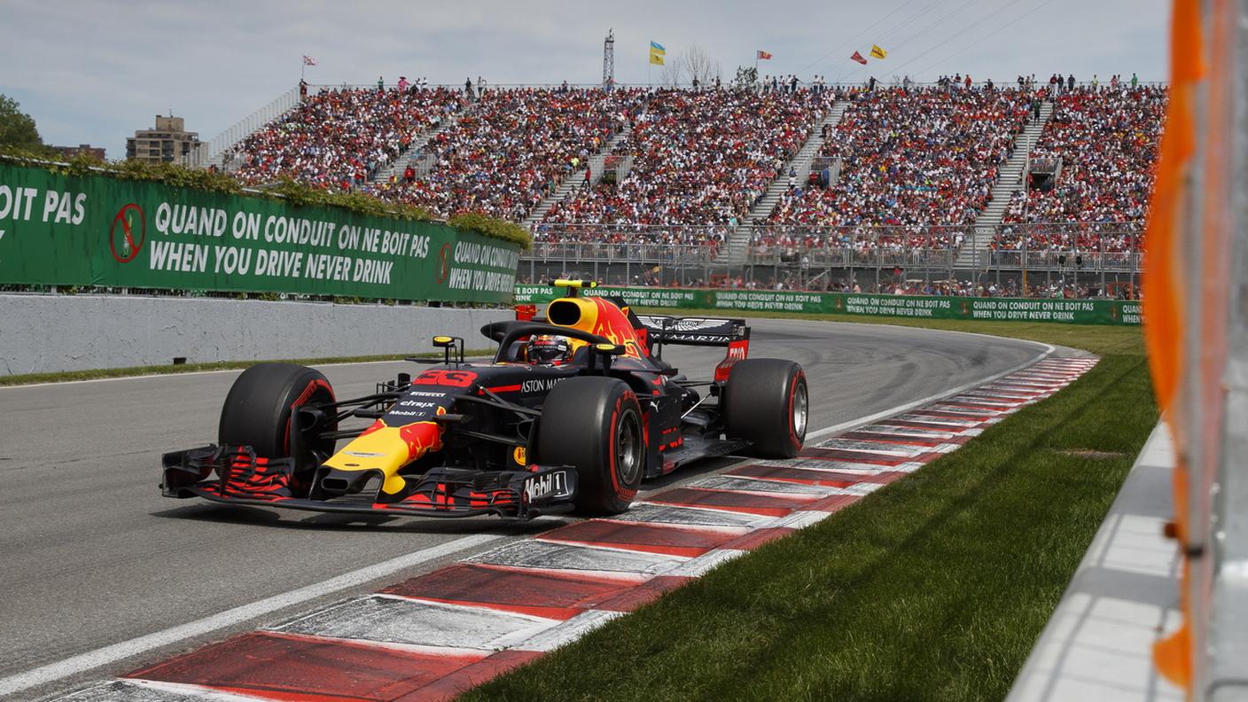 La monoposto in azione a Montréal