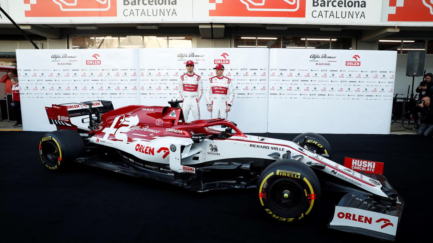 Kimi Raikkonen e Antonio Giovinazzi