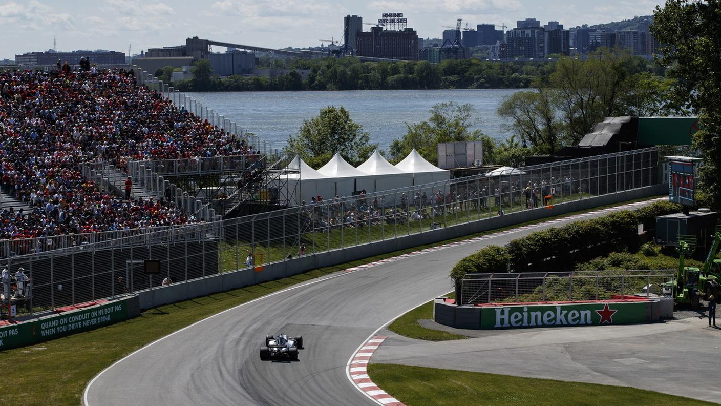 Una suggestiva immagine del circuito Gilles Villeneuve