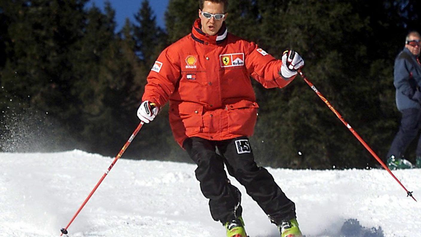 Nel 2000 a Madonna di Campiglio con la Ferrari