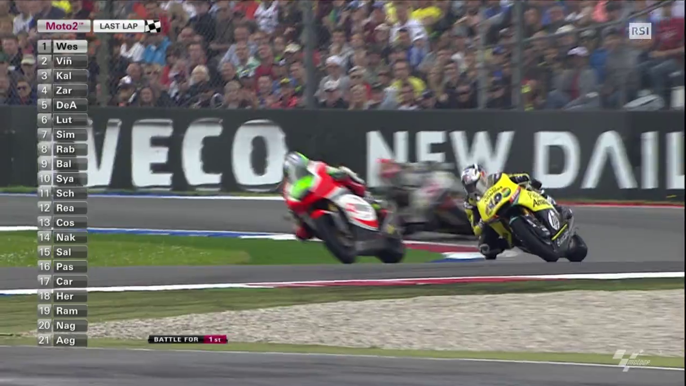 GP di Assen, l'arrivo delle Moto2 (28.06.2014)