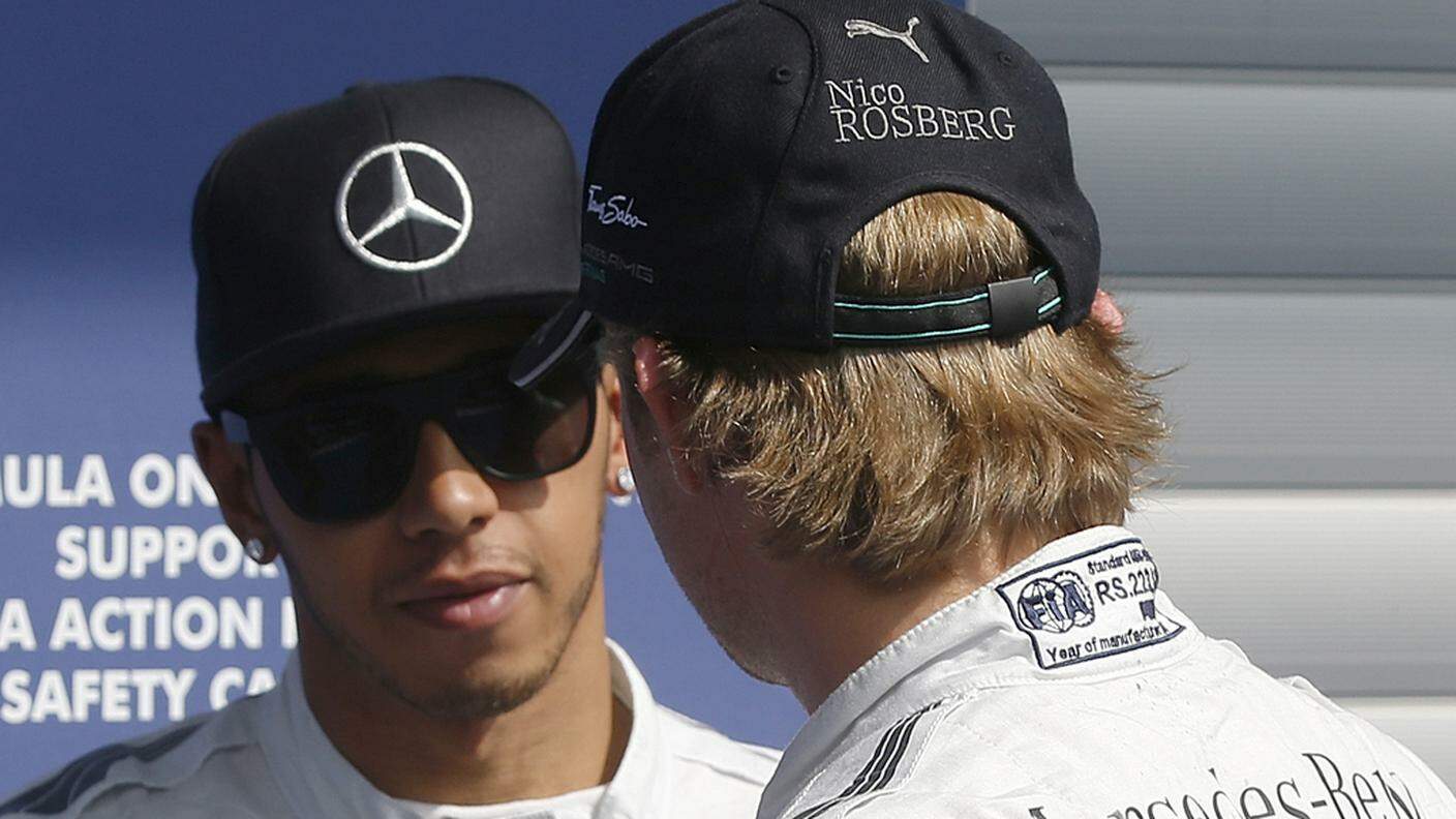 Rosberg e Hamilton