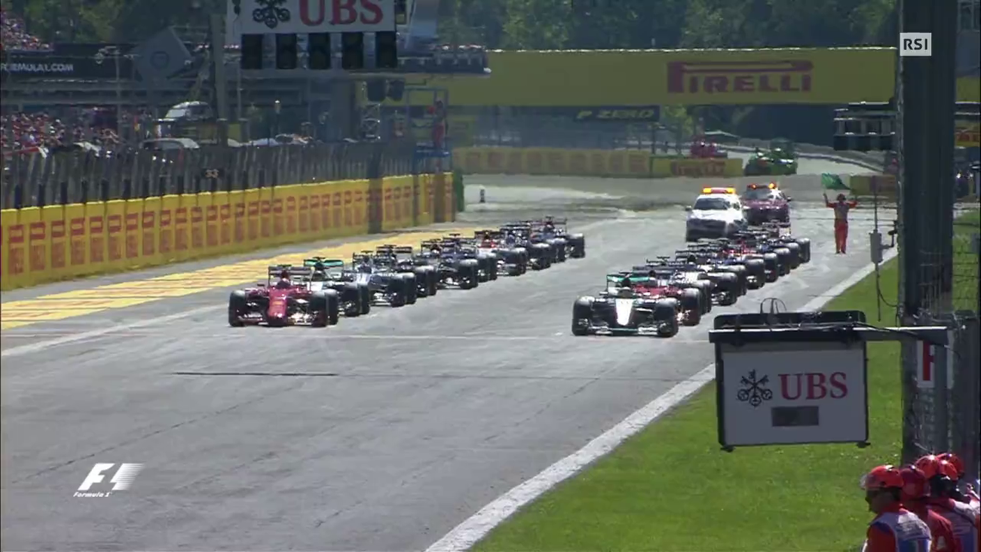 GP di Monza, la partenza (06.09.2015)