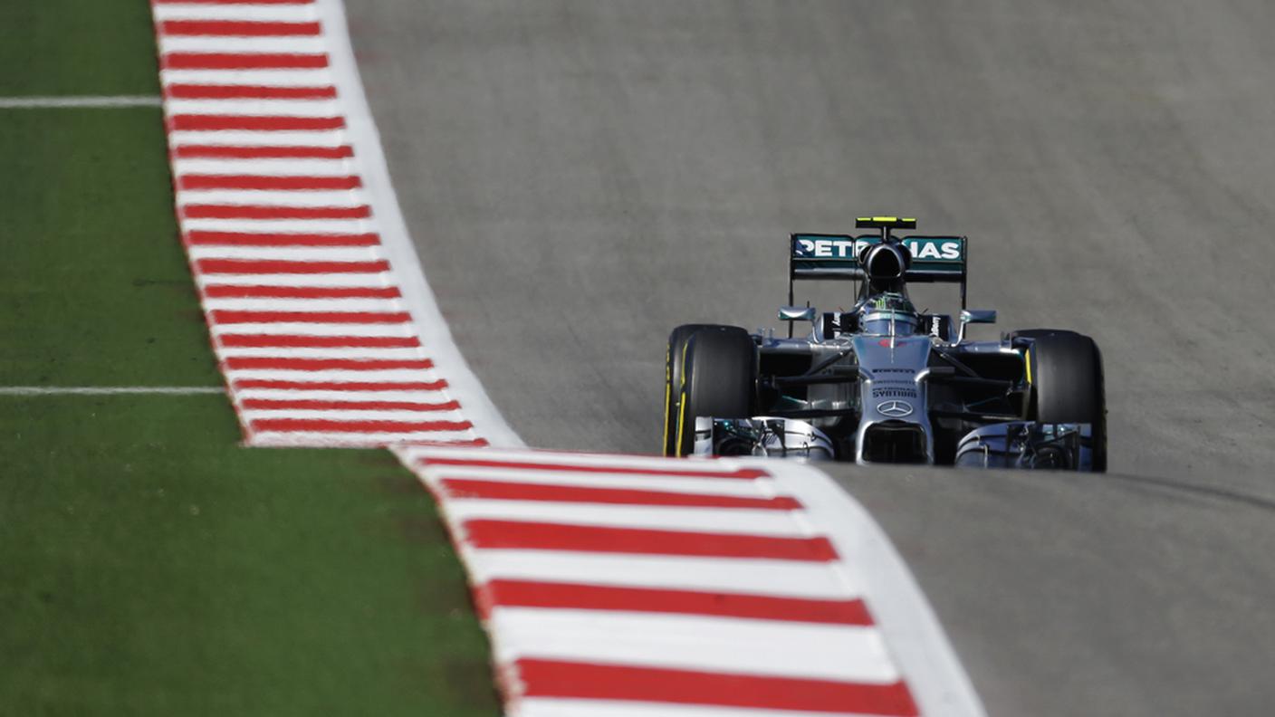 Rosberg sul circuito texano