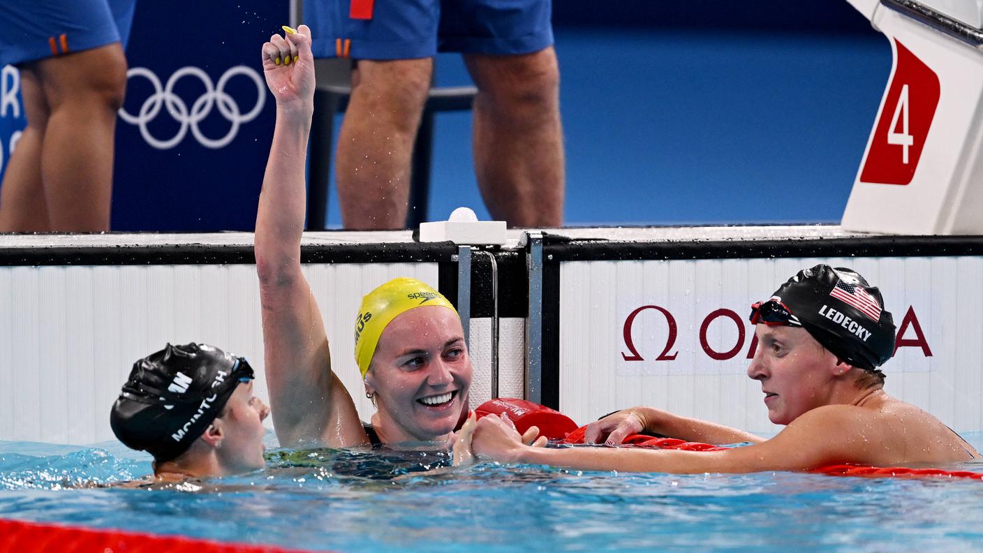 Titmus, McIntosh e Ledecky