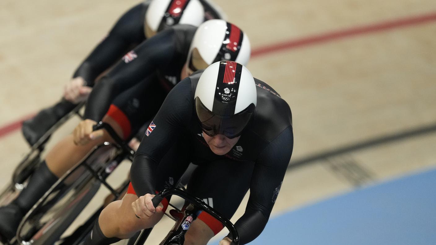Katy Marchant, Sophie Capewell ed Emma Finucane