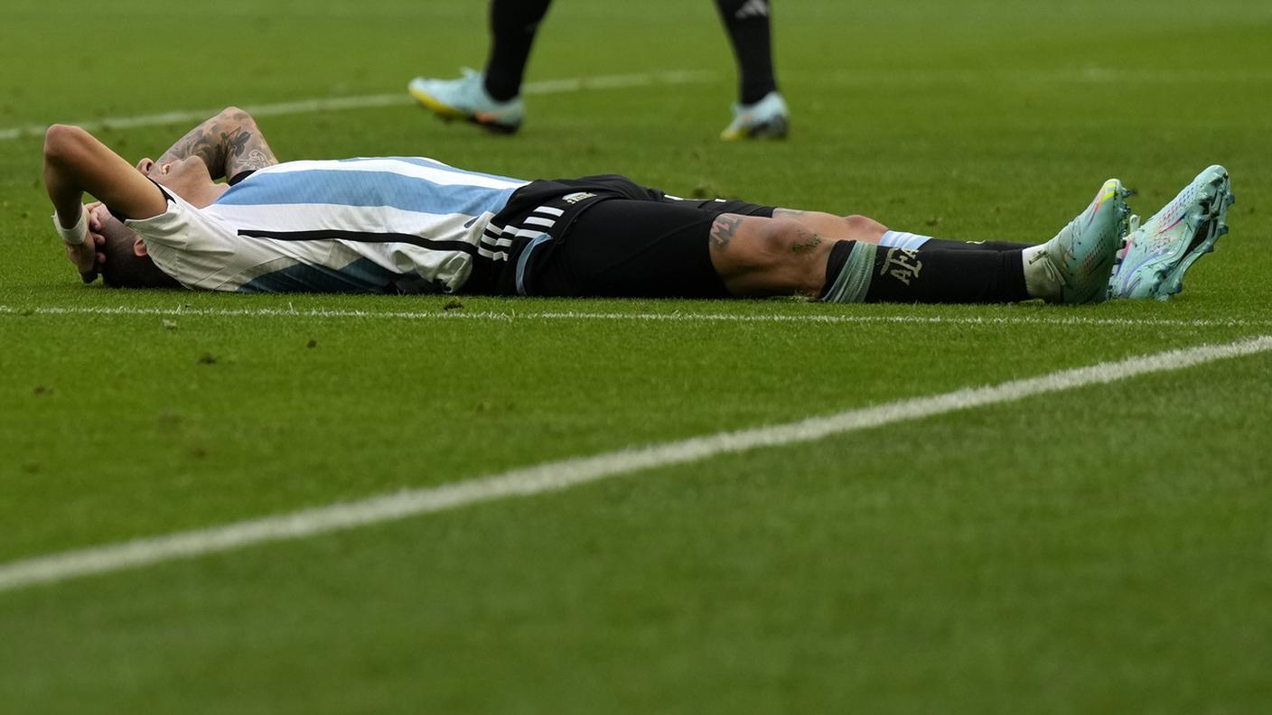 La disperazione di Di Maria 