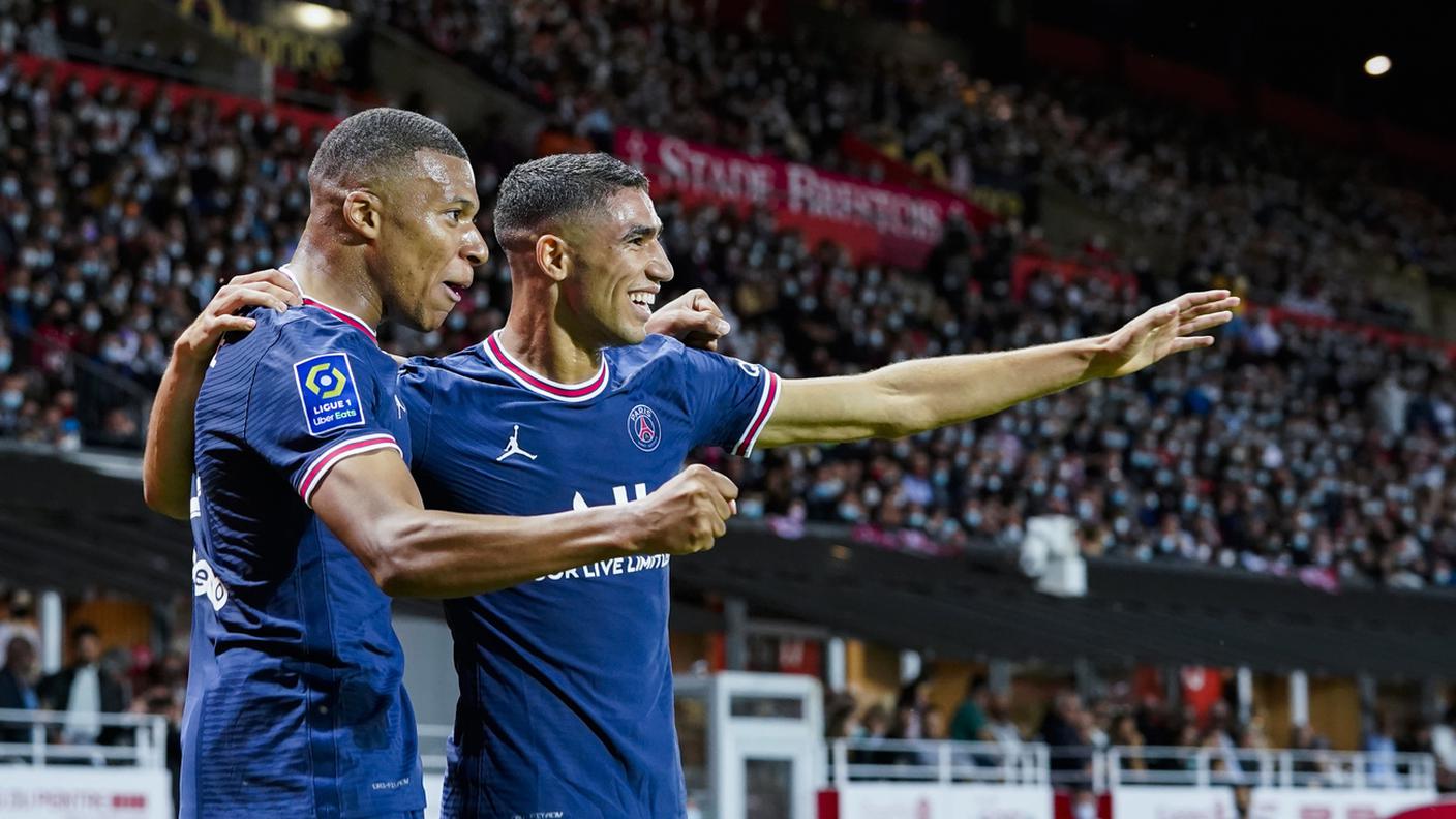 Mbappé e Hakimi