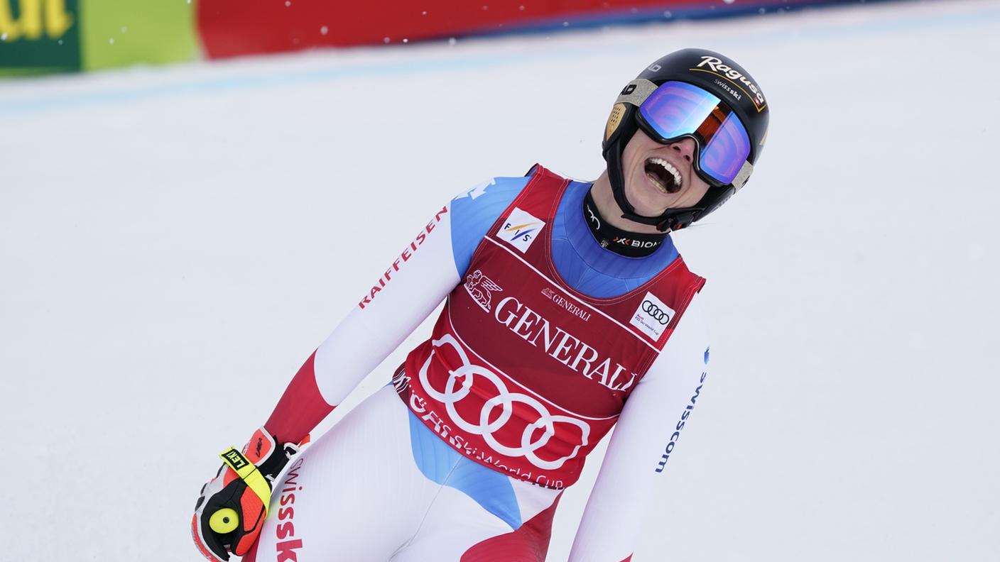 Tre di fila in super G
