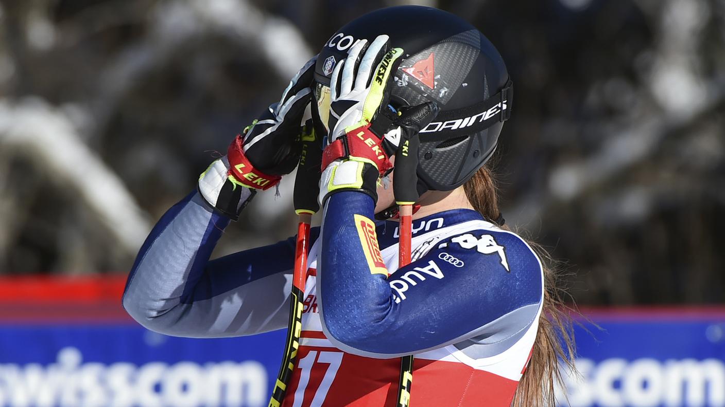 Era la favorita per l'oro in discesa