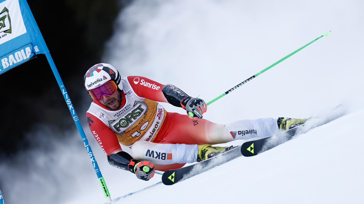 Il migliore dei rossocrociati paga 1"14 dal leader Schwarz