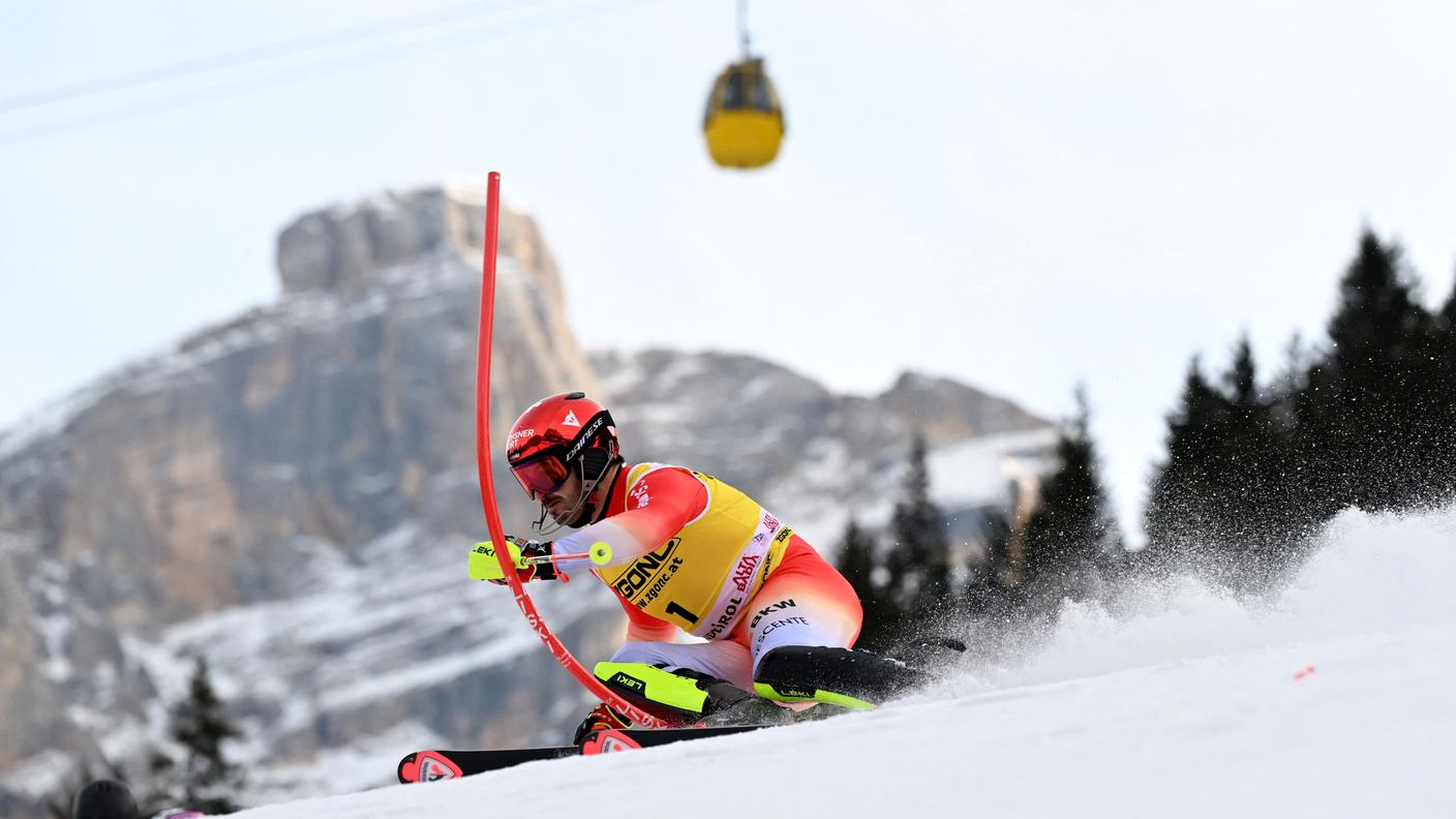 Il romando in azione sulle nevi italiane