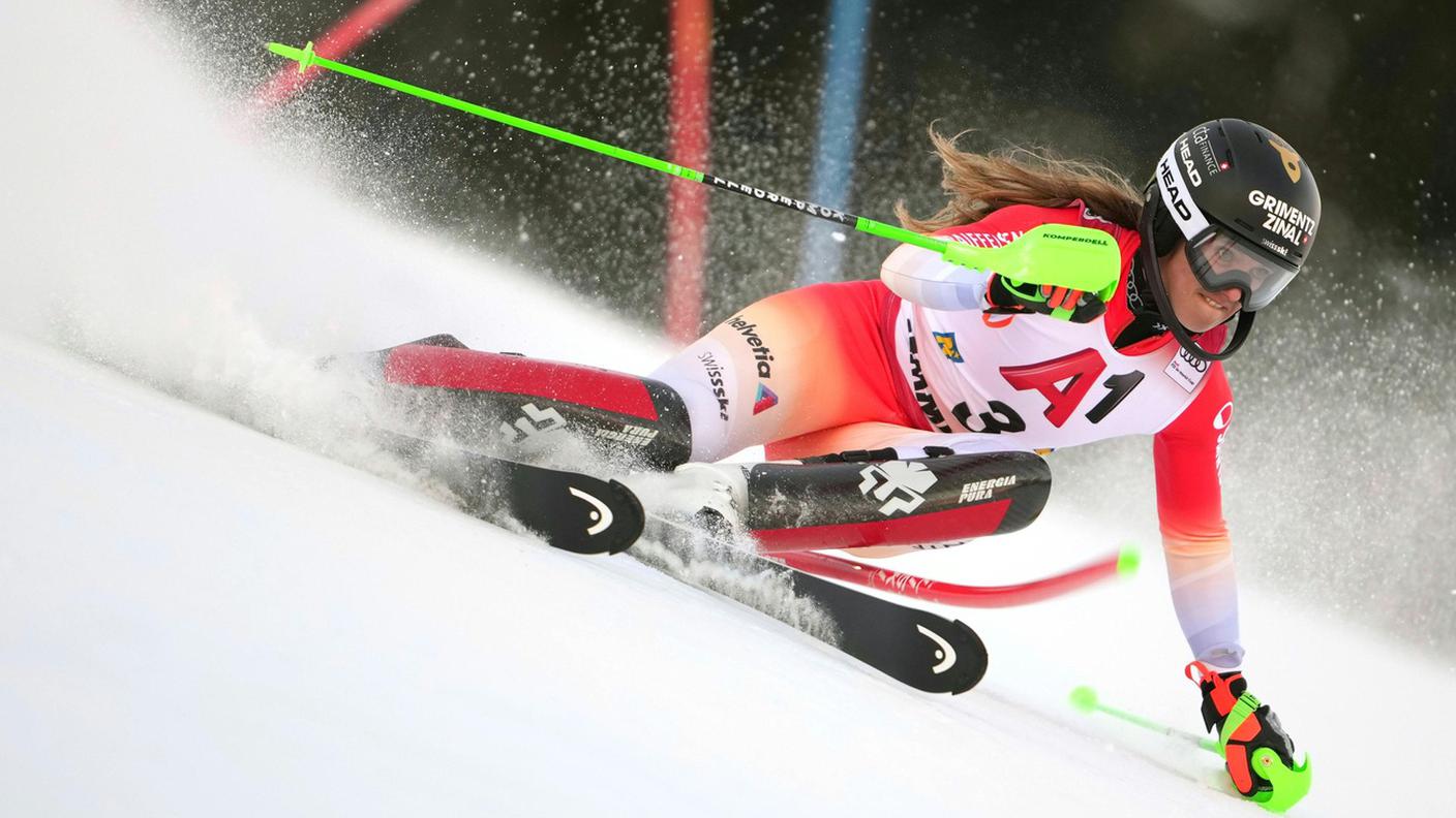 Si è scatenata sul tracciato disegnato dal suo allenatore