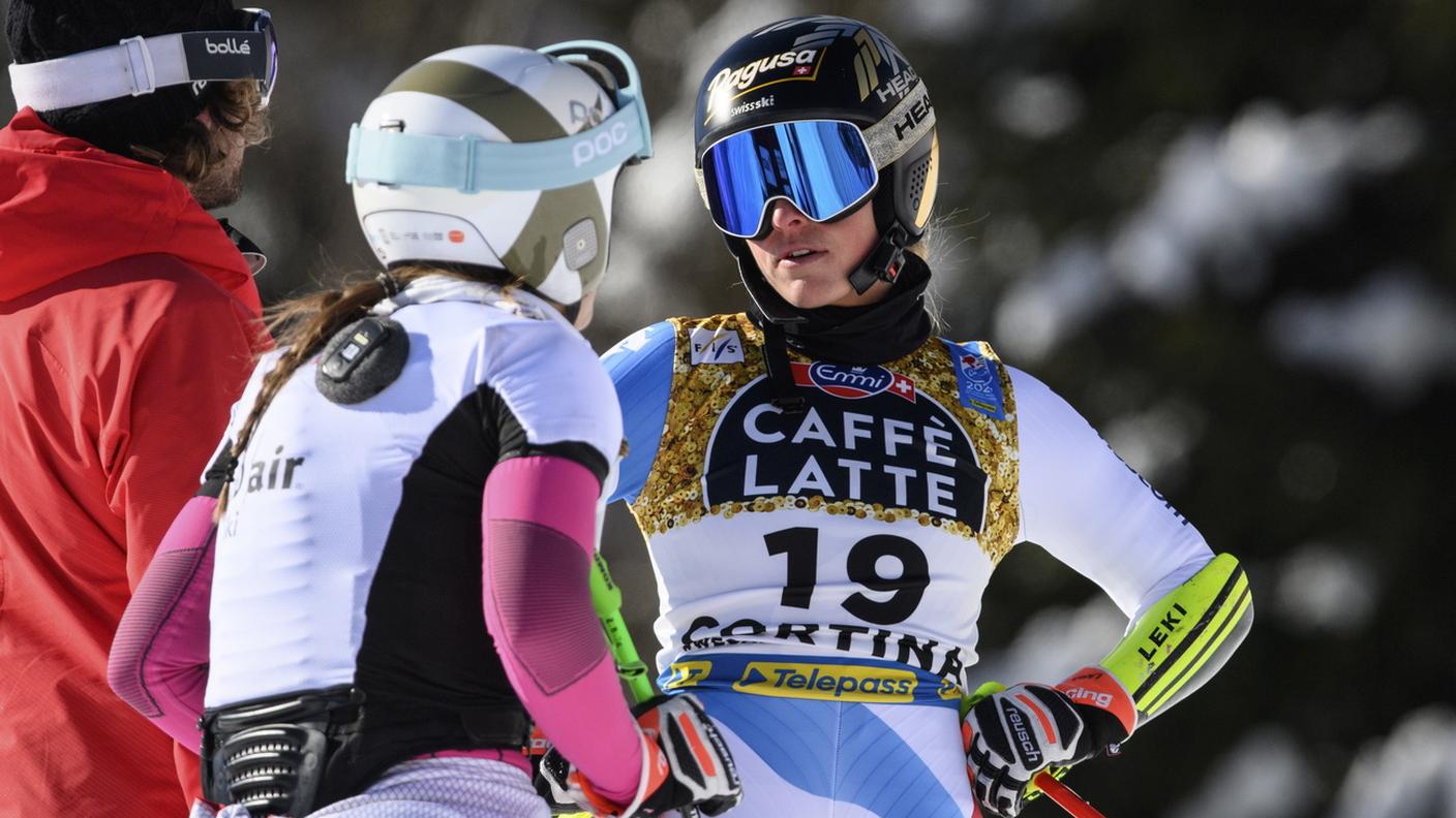 La fresca campionessa di super G non è in forma