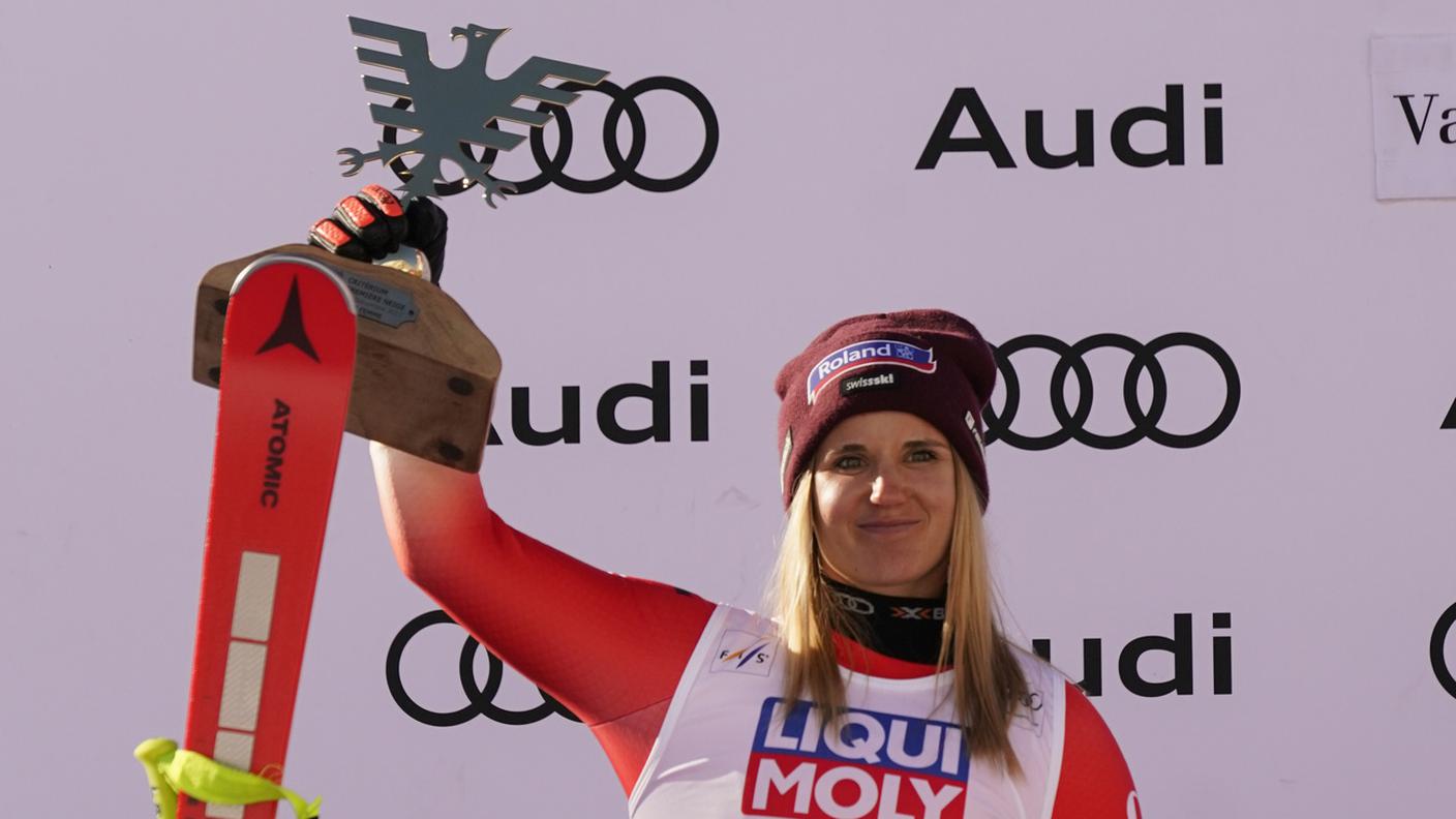 L'elvetica festeggia in Val d'Isère