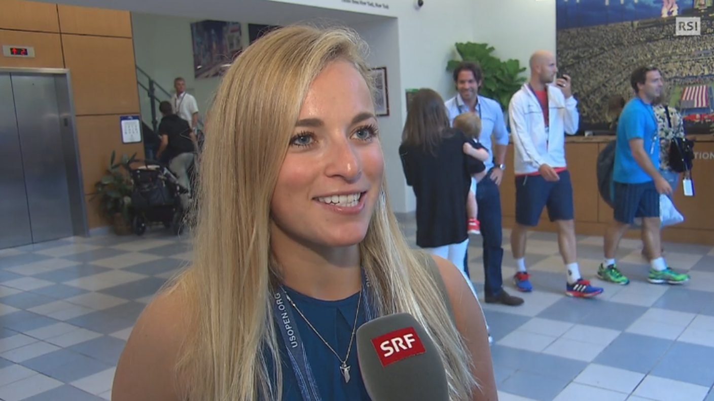 La sciatrice ticinese intervistata a Flushing Meadows