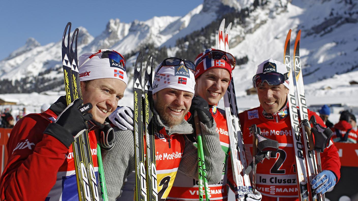 I vincitori scandinavi risplendono sotto il sole