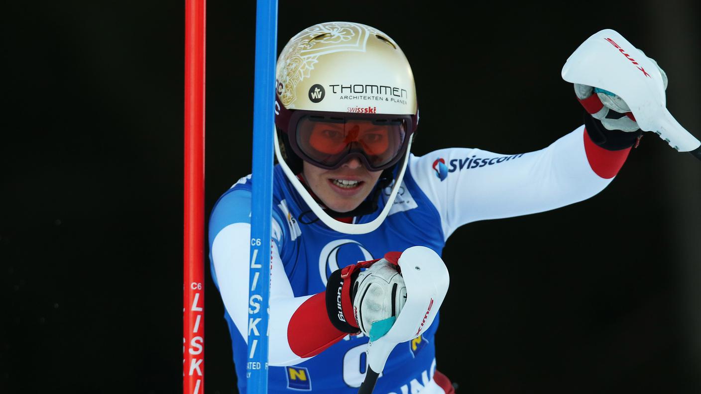 Sul podio in Val d'Isère