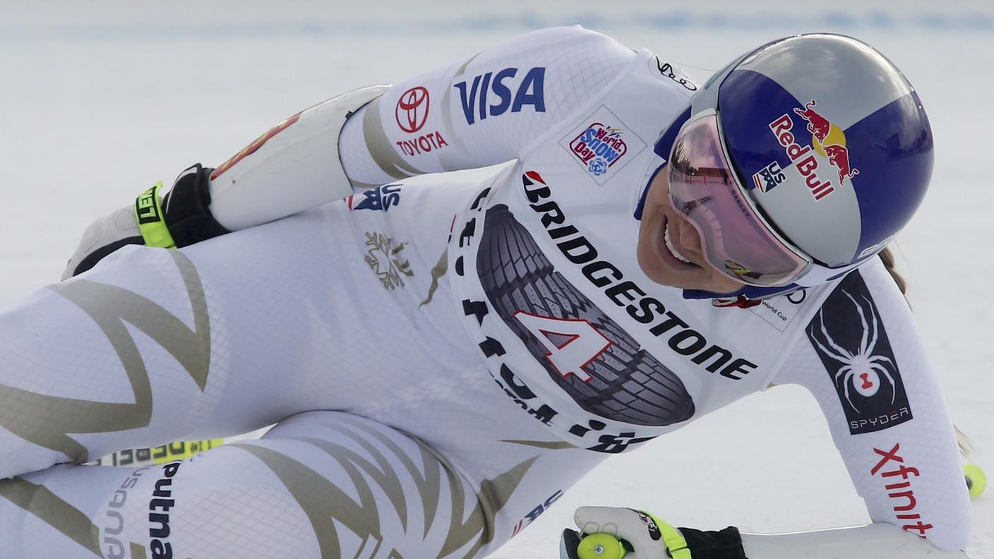 Dolorante alla schiena dopo il super G